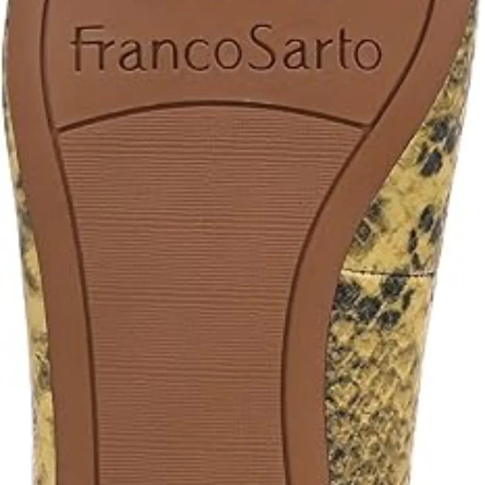 Franco Sarto Womens Vana Slip On Ballet Flat Spiced Pear Snake 8.5 M - Picture 4 of 5